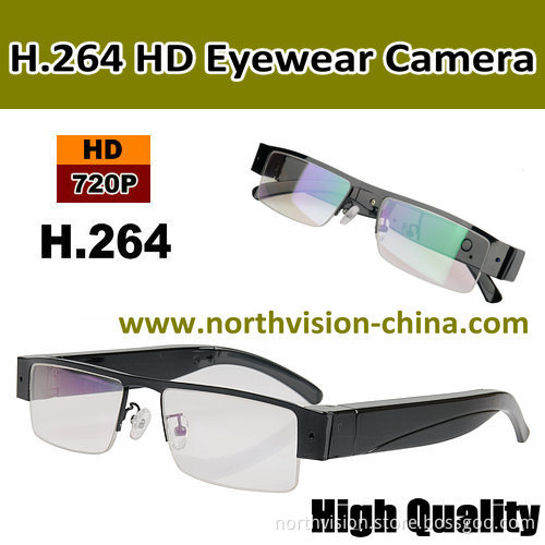 H. 264 HD Eyewear Camera DV